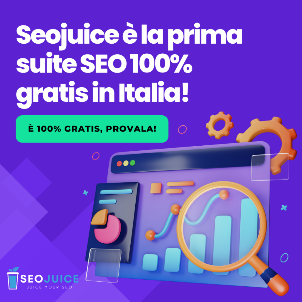 seojuice - suite seo con strumenti e seo tool gratis